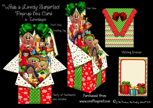 What a Lovely Surprise Popup Box Card Kit & Envelope