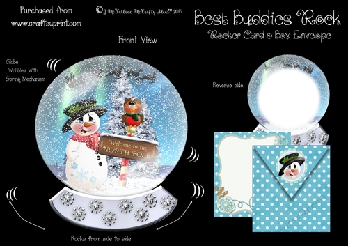 Best Buddies Rock Rocker Card & Envelope Kit