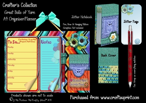 Great Balls of Yarn A4 Organiser/Planner