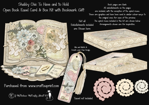 To Have and to Hold Open Book Easel Card & Box Kit.
