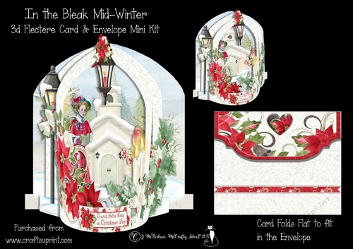In the Bleak Mid Winter 3D Flectere Card and Envelope Mini Kit