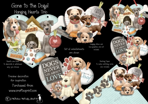 Gone to the Dogs! Hanging Hearts Trio