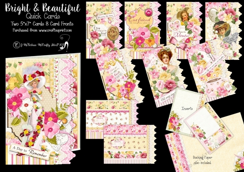 Bright & Beautiful Quick Cards Kit.