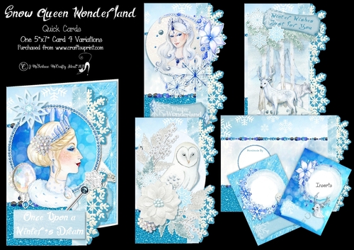 Snow Queen Wonderland Quick Cards