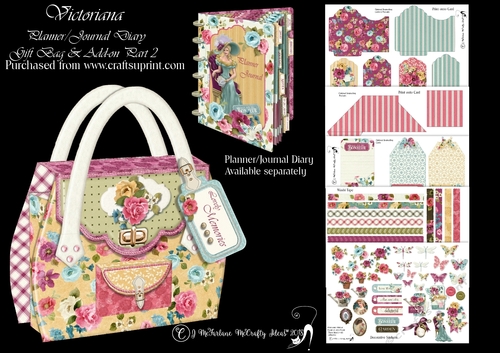 Victoriana Planner/Journal Diary Gift Bag Add-on Pt 2