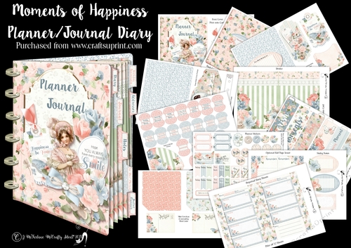 Moments of Happiness Planner/Journal Diary