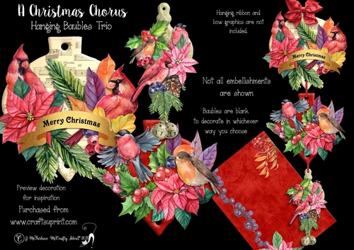 A CHRISTMAS CHORUS  Hanging Baubles Trio