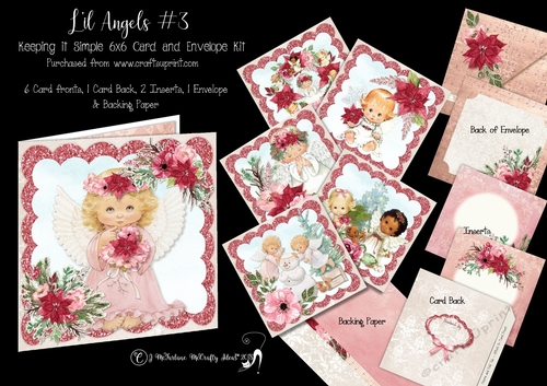 Lil Angels #3 Keeping it Simple 6x6 Card Kit