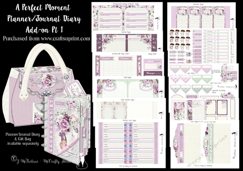A Perfect Moment Planner/Journal Diary Add-on Pt 1