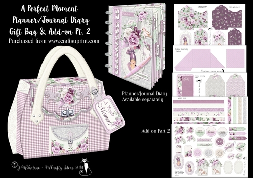 A Perfect Moment  Planner/Journal Diary Gift Bag Add-on Pt 2