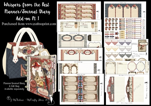 Whispers from the Past Planner/Journal Diary Add-on Pt 1