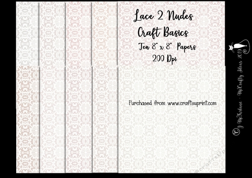 Nudes 8x8 Lace 2 Papers 200Dpi