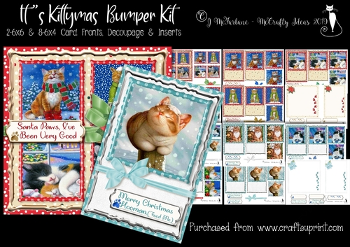 Its Kittymas 6x6 & 6x4 Cards Bumper Kit