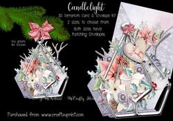 Candlelight 3d Terrarium Cards & Envelopes Kit