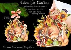 Autumn Fair 3d Terrarium Cards & Envelopes Kit