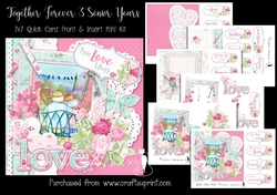 Together Forever 3 Senior Years - 7x7 Card Front & Insert Mini Kit