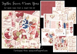 Together Forever 4 Senior Years - 7x7 Card Front & Insert Mini Kit