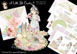 A Little Bit Country 4 Triple Easel Card Mini Kit