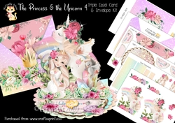 The Princess & The Unicorn 4 Triple Easel Card Mini Kit