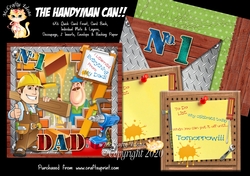 The Handyman Can!!! - 6x6 Complete Card & Envelope Kit