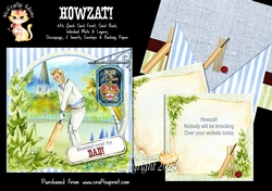 Howzat! - 6x6 Complete Card & Envelope Kit