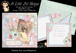 A Little Bit Vintage - 6x6 Complete Card & Envelope Kit