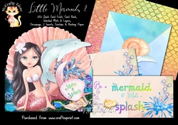 Little Mermaids 2 - 6x6 Complete Card & Envelope Kit