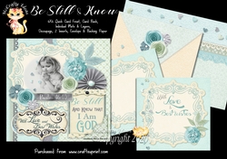 Be Still & Know - 6x6 Complete Card & Envelope Kit