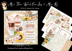 More Than Words Can Say 3 Card Front and Inserts Kit
