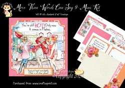 More Than Words Can Say 9 Card Front and Inserts Kit