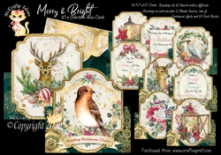 Image of cup1056789_905 - Merry & Bright Selection Box 10 Cards & Envelope Set