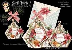 Gentle Winter 3d Terrarium Cards & Envelopes Kit