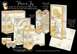 Peace & Joy Storage Box and Address Book