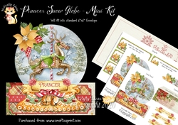 Prancer Snow Globe Mini Kit