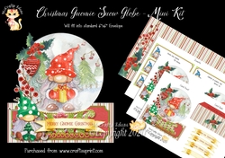 Christmas Gnomie Snow Globe Mini Kit