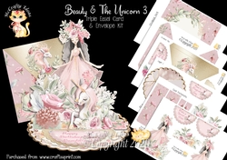 Beauty & The Unicorn 3 Triple Easel Card Mini Kit
