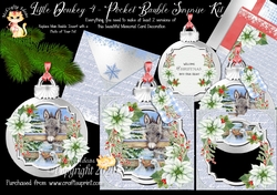 Little Donkey 4 - Pocket Bauble Surprise Kit