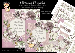 Blossoming Magnolias All Occasion Complete Card Kit (2 Sizes included)