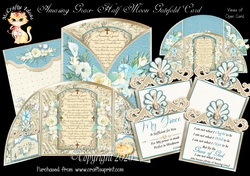 Amazing Grace Half Moon Gatefold Card Kit