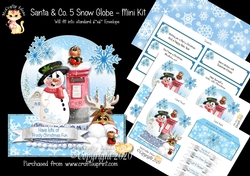 Santa & Co. 5 Snow Globe Mini Kit