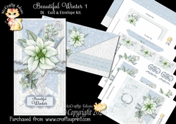 Beautiful Winter 1 DL Card & Envelope Kit