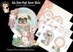 Bah Hum-Pug! Snow Globe Mini Kit