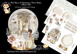 The Glory of Christmas 2 Snow Globe Mini Kit