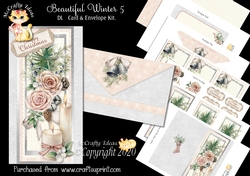 Beautiful Winter 5 DL Card & Envelope Kit