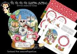Fa La La La Snow Globe Mini Kit