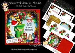 Wheelie Good Christmas Complete Card and Inserts Kit