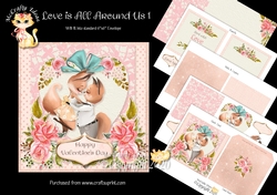 Love is All Around Us 1 Complete Card and Inserts Kit