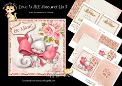 Love is All Around Us 3 Complete Card and Inserts Kit