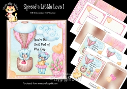 Spread a Little Love 1 Complete Card and Inserts Kit