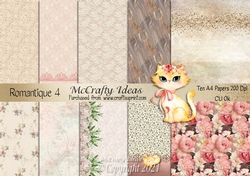 Romantique 4 10 x A4 Papers 200Dpi